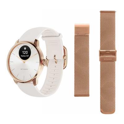 Withings ScanWatch Light Rose Gold + Milanaise Armband