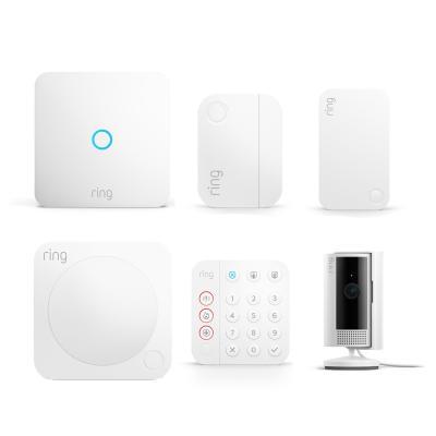 Ring Alarm 2.0 Sicherheitssystem - Komplett-Set + gratis Ring Indoor Cam (2nd Gen)