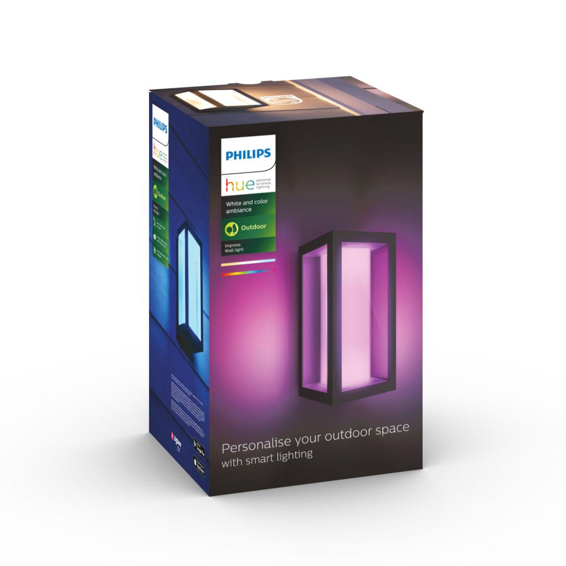 Philips Hue White & Color Ambiance Impress Wandleuchte schmal 1180 lm Verpackung