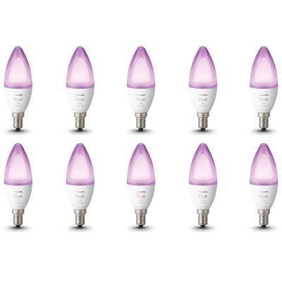 Philips Hue White & Color Ambiance E14 10er-Set