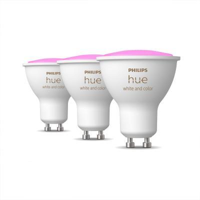 Philips Hue White & Color Ambiance GU10 Dreierpack 3x350lm