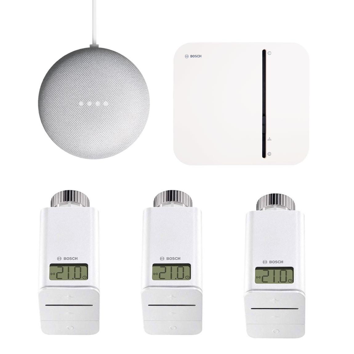 Bosch Smart Home - Starter Set Heizung + Google Nest Mini