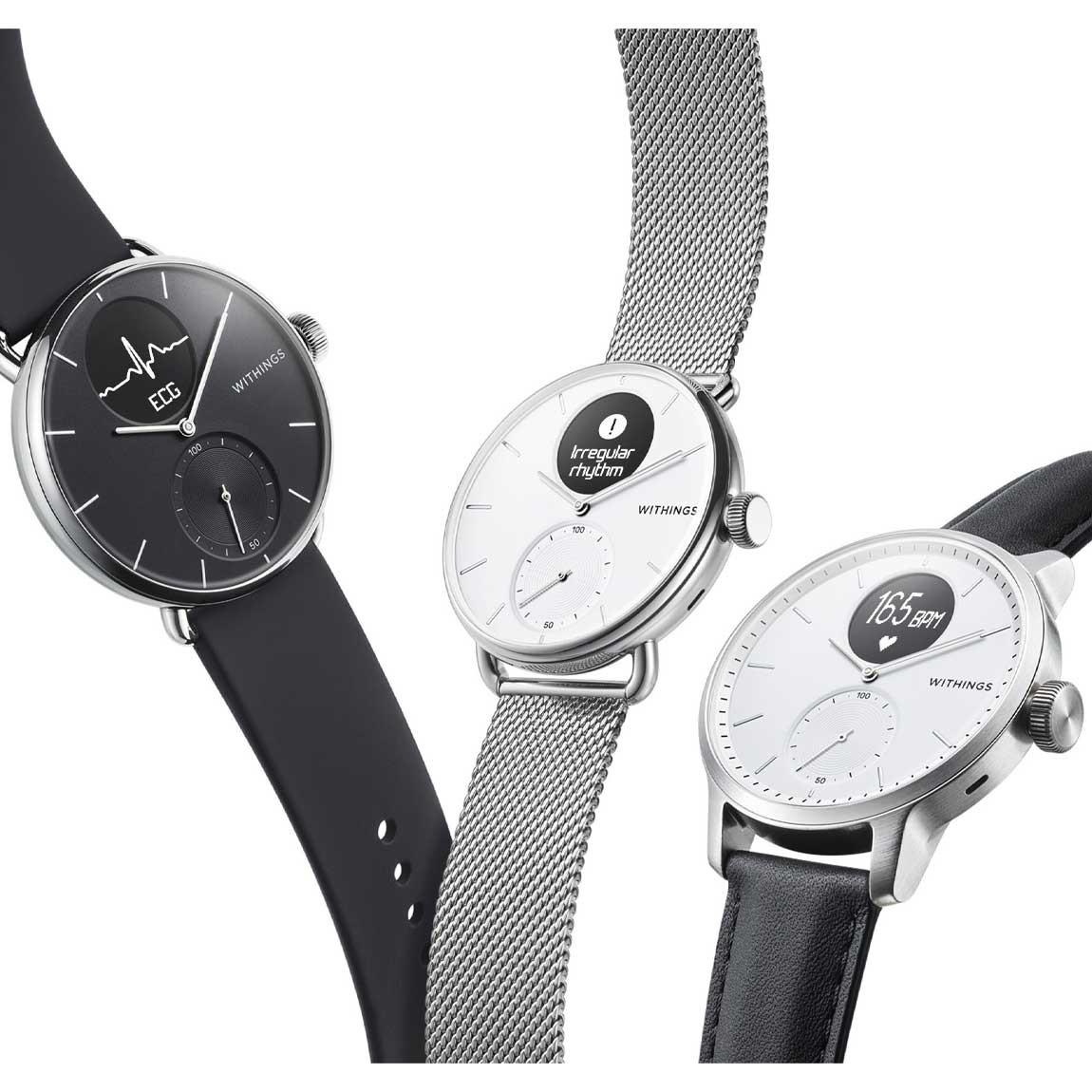 Withings ScanWatch - Hybrid-Smartwatch verschiedene Modelle