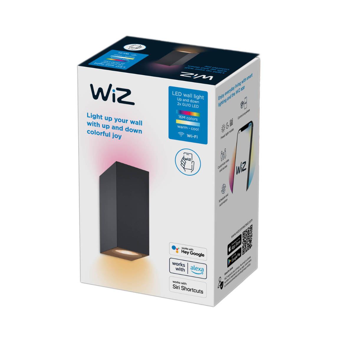WiZ Up & Down Spots Deckenleuchte Farbig - schwarz_Verpackung
