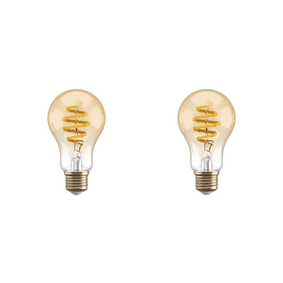 Hombli Filament Bulb CCT E27 A60-Amber 2er-Set