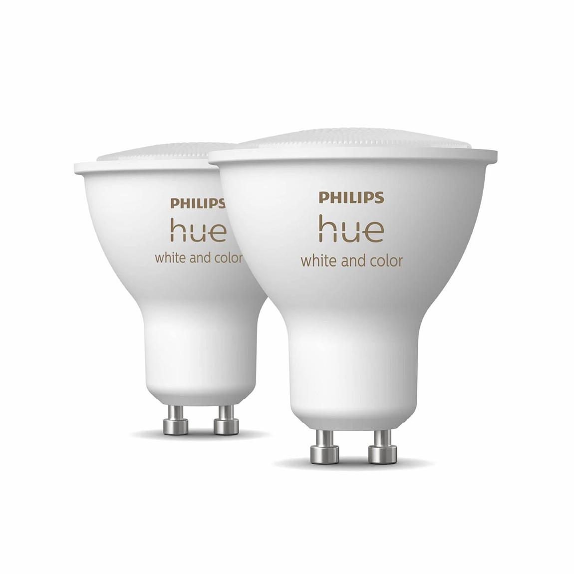 Philips Hue White and Color Ambiance GU10 Bluetooth 2er-Set - LED-Spot - Weiß_ausgeschaltet