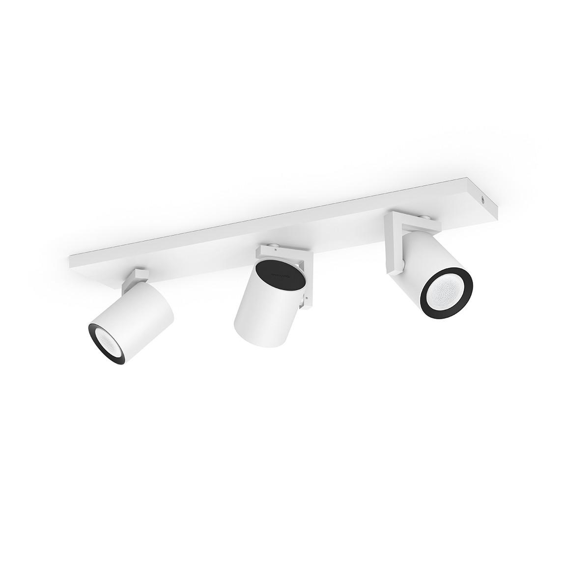 Philips Hue White and Color Ambiance Argenta Bluetooth 3er Spot-Lampe - Weiß ausgeschaltet