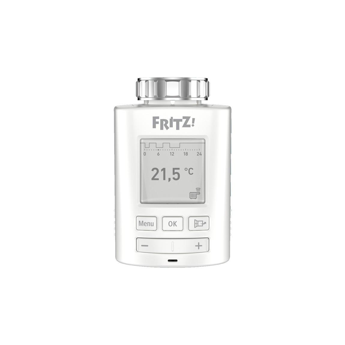 AVM FRITZ!DECT 301 Dreierpack - Smarter Heizkörper-Thermostat EInzelfrontansicht