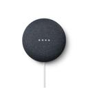 Google Nest Mini - Smarter Lautsprecher mit Sprachsteuerung Karbon Draufsicht