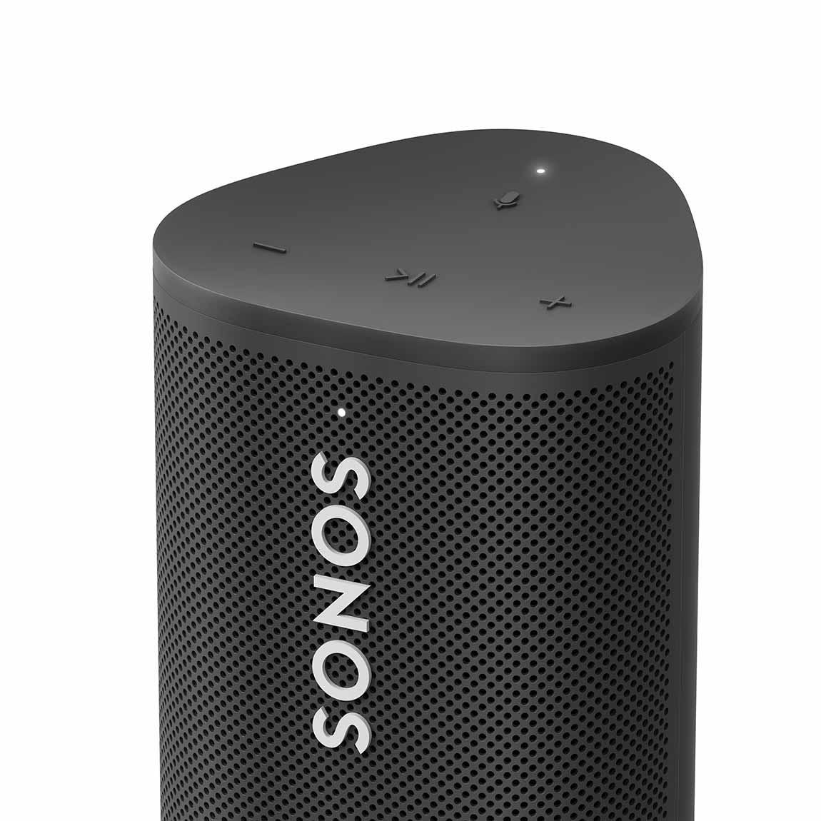 Sonos Roam - mobiler wasserdichter Smart Speaker Detailansicht oben