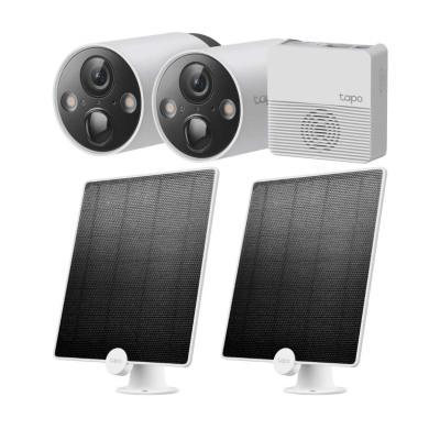 TP-Link Tapo C420S2 - Intelligentes 2-Kamera Sicherheitssystem + A200 Solarpanel 2er-Set