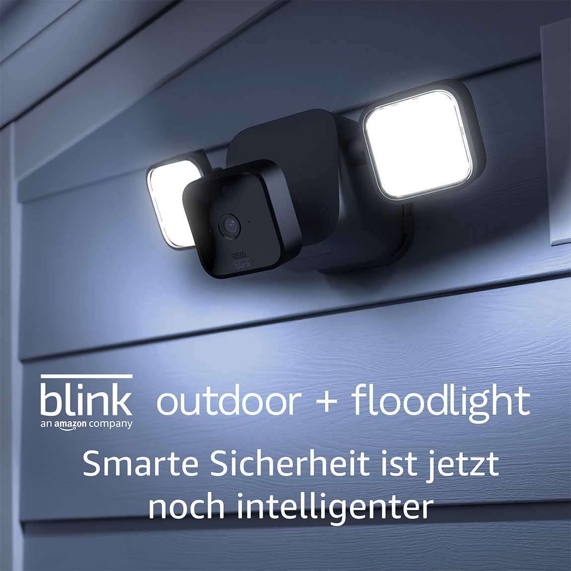 Amazon Blink Floodlight Kamera mit Sync-Modul 2 - Schwarz_Lifestyle