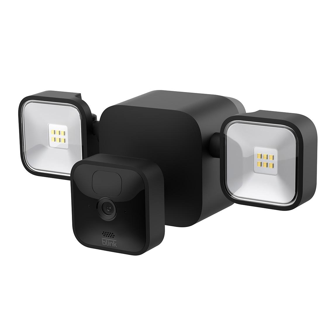 Amazon Blink Floodlight Kamera mit Sync-Modul 2 - Schwarz