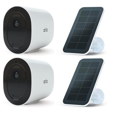 Arlo Go 2  LTE Kamera 2er-Set + Solar Ladegerät 2er-Set