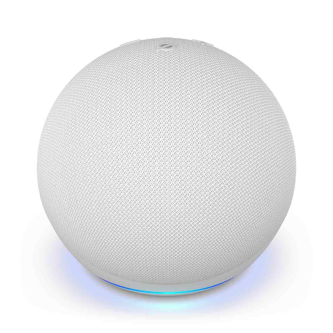 Amazon Echo Dot | (5th Gen) Smart Lautsprecher mit Alexa - Glacier White_oben