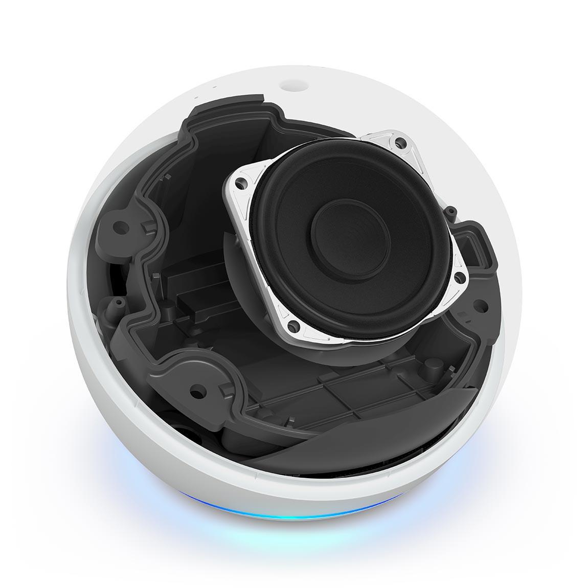 Amazon Echo Dot | (5th Gen) Smart Lautsprecher mit Alexa - Glacier White_Innen