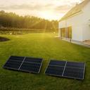 priwatt priFlat Garden Duo - Garten Solarkraftwerk - Schwarz