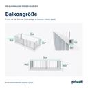 priwatt priBalcony Duo - Balkon Solarkraftwerk - Schwarz_Größe