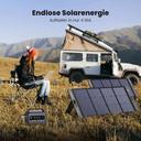 UGREEN Tragbare Powerstation Solargenerator LiFePO4-Batterie - 680Wh - Grau_flexibel