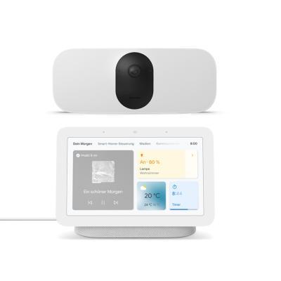 Arlo Pro 3 Floodlight Kamera + Google Nest Hub (2. Generation)