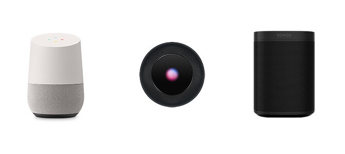 Smarte Sprachassistent: Google Assistent in Google Home, Siri, Amazon Alexa im Amazon Echo