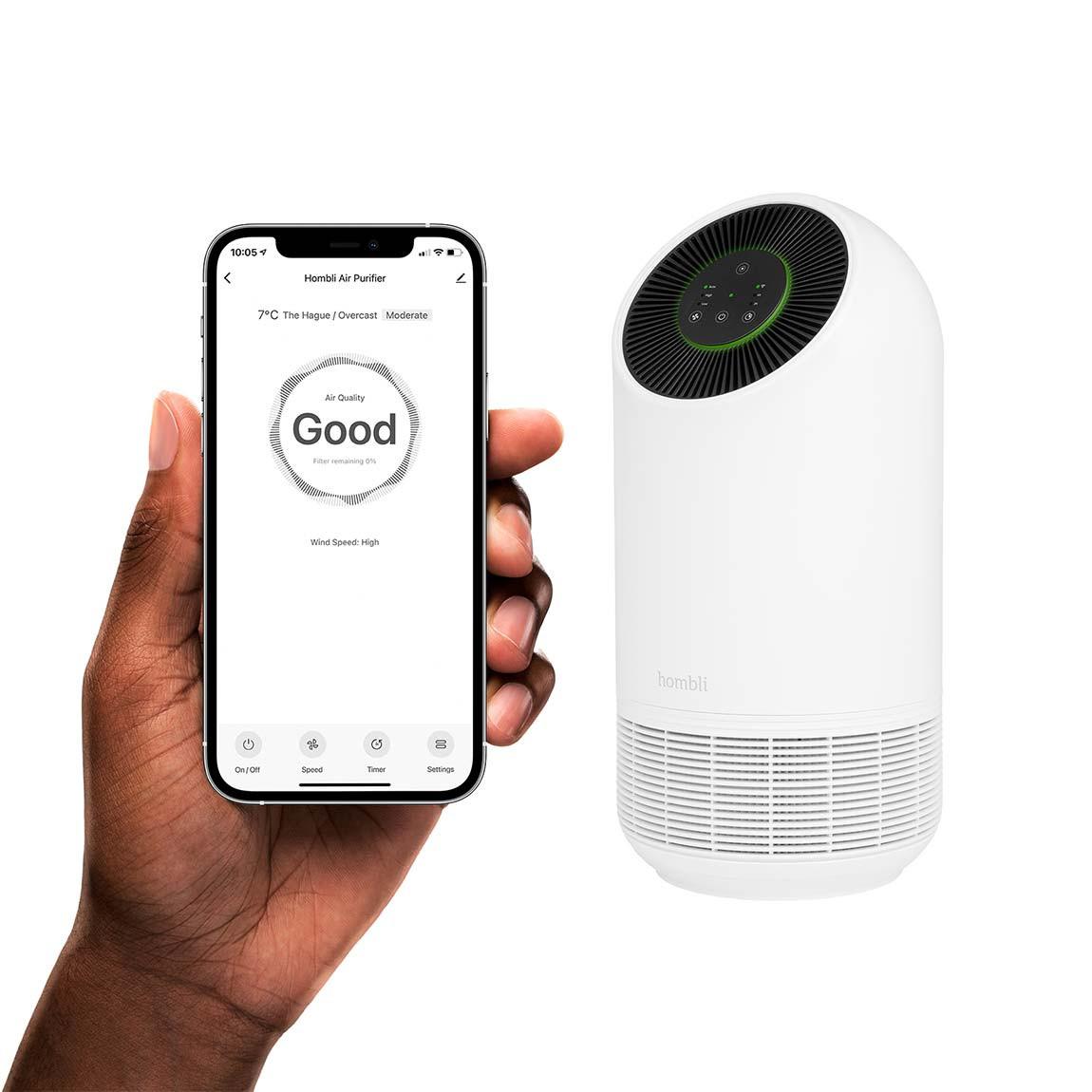 Hombli Smart Air Purifier - Smarter Luftfilter - App