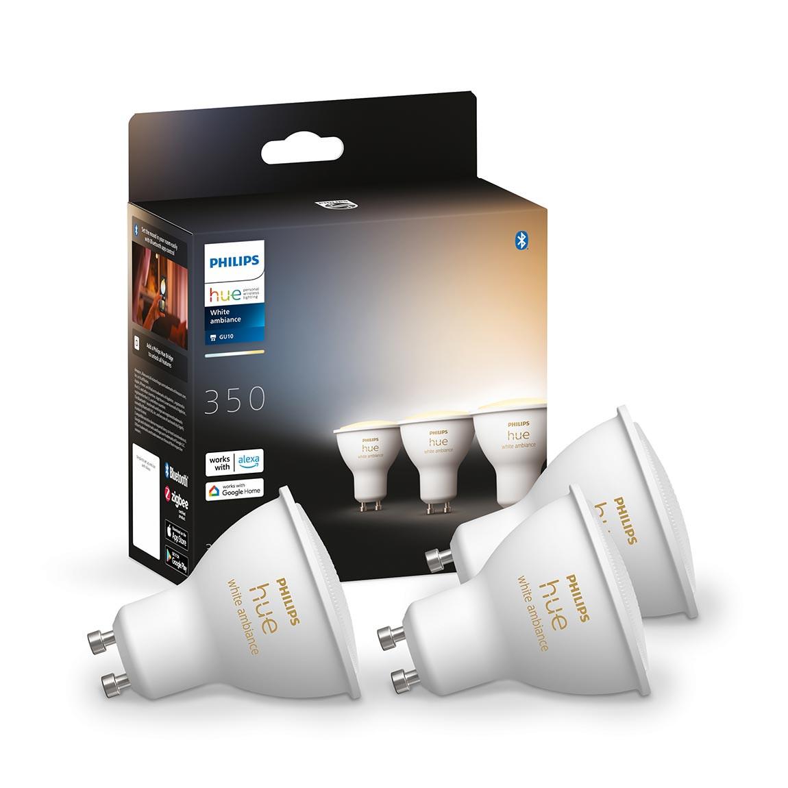 Philips Hue White Ambiance GU10 350lm 9er-Set_Verpackung