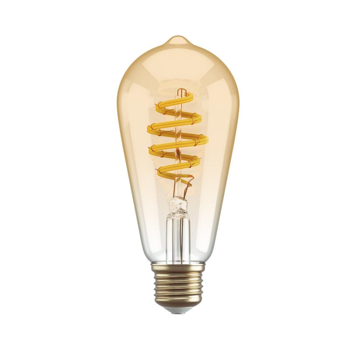 Hombli Filament Bulb CCT E27 ST64-Amber 