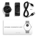Withings ScanWatch Light - Hybrid Smartwatch für tägliches Gesundheitstracking mit 37 mm Armband - Schwarz_lieferumfang