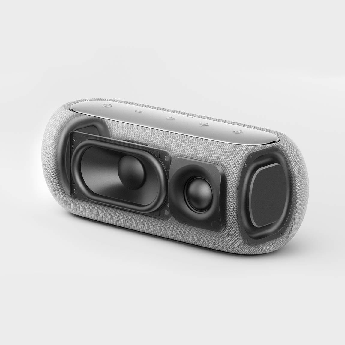 Harman Kardon Luna - Tragbarer Bluetooth Lautsprecher - Weiß_innen