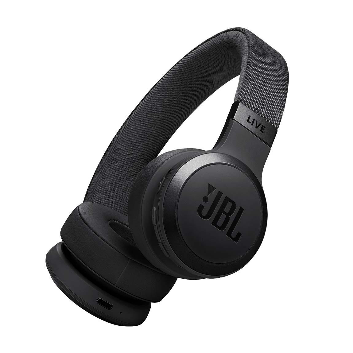 JBL Live 670NC - Kabelloser On-Ear Kopfhörer mit Noise Cancelling - Schwarz