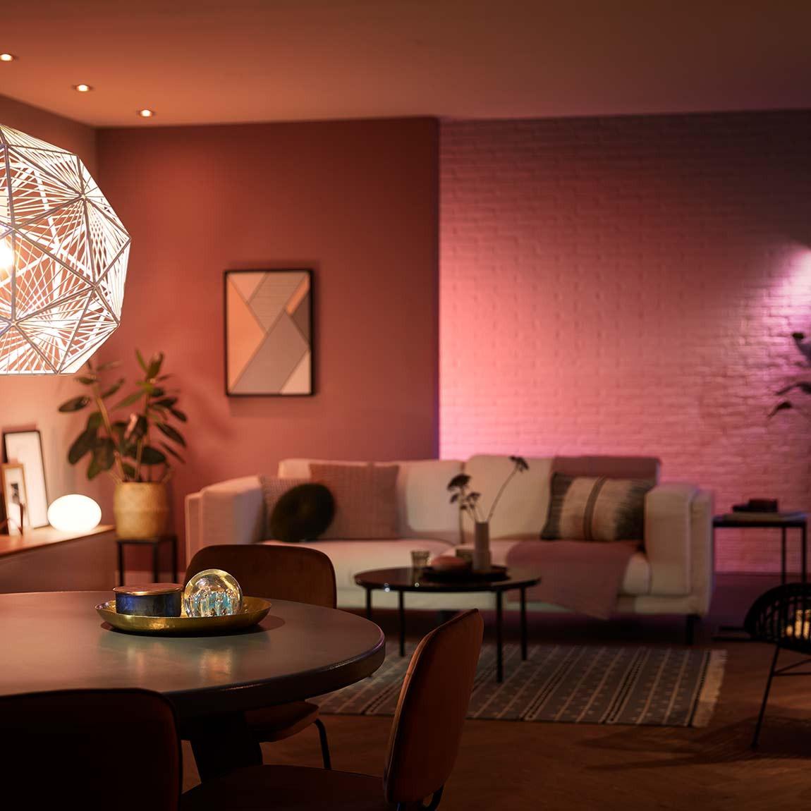 Philips Hue White & Color Ambiance GU10 Bluetooth 4er-SetLifestyle_2